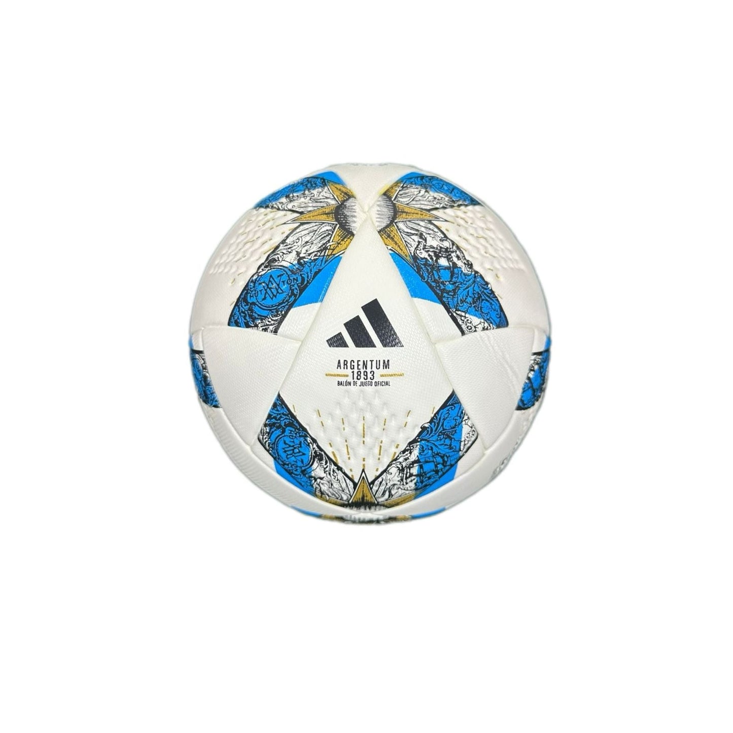 ARG League Official Ball by Adidas with blue and white design